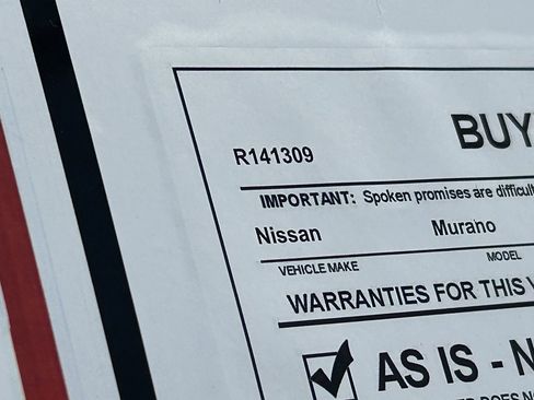 Certified 2025 Nissan Murano SV w/ Cargo Package AWD/4WD image 37