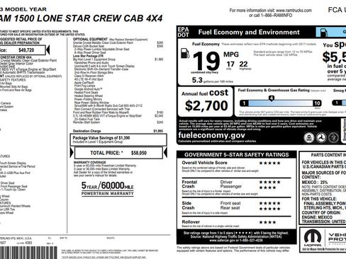 Used 2023 RAM 1500 Lone Star AWD/4WD image 11