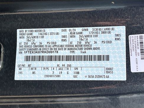 Used 2024 Ford F150 XLT w/ Tow/Haul Package image 30