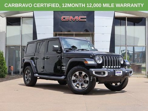 Used 2019 Jeep Wrangler Unlimited Sahara w/ Dual Top Group AWD/4WD image 1