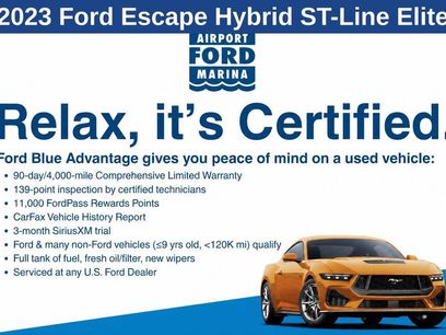 Certified 2023 Ford Escape ST-Line Elite