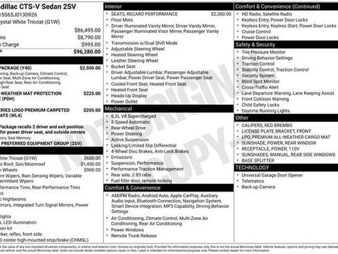 Used 2018 Cadillac CTS V w/ Luxury Package image 32