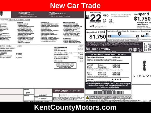Used 2019 Lincoln Nautilus Reserve AWD/4WD image 1