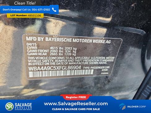 Used 2015 BMW 428i Gran Coupe image 16