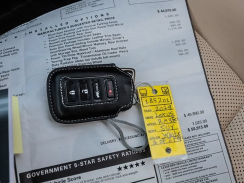 Used 2019 Lexus RX 350 AWD w/ Premium Package image 73