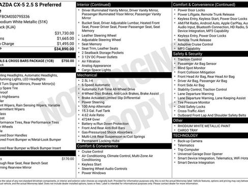 New 2025 MAZDA CX-5 AWD 2.5 S image 4
