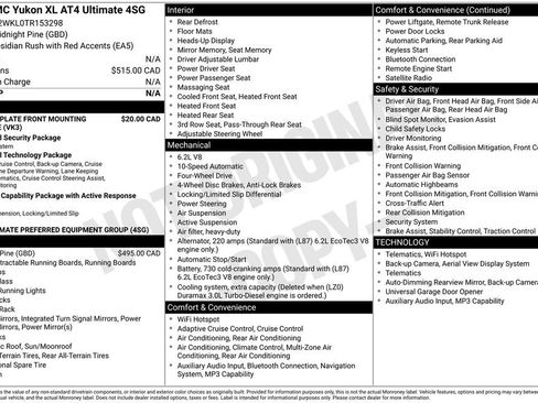 Used 2026 GMC Yukon XL AT4 Ultimate AWD/4WD image 65