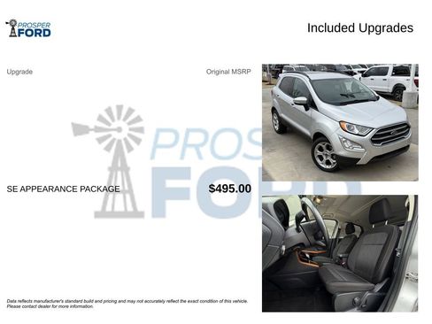 Used 2021 Ford EcoSport SE w/ SE Appearance Package image 3