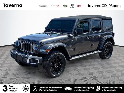 Used 2021 Jeep Wrangler Unlimited Sahara w/ Cold Weather Group AWD/4WD image 1