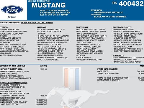 Used 2024 Ford Mustang GT Premium image 32