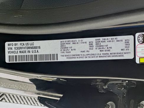 Used 2021 RAM 1500 Limited AWD/4WD image 33