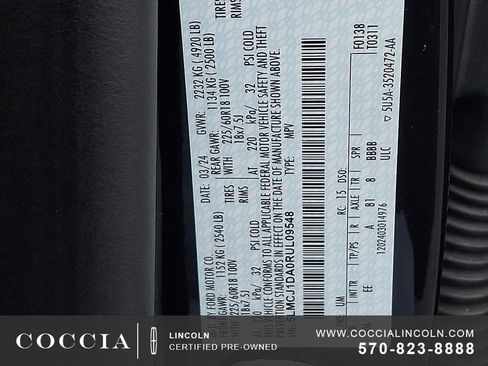 Certified 2024 Lincoln Corsair AWD image 26