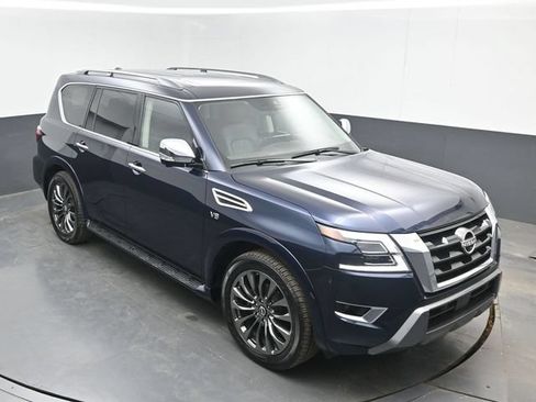 Used 2021 Nissan Armada Platinum w/ Captain's Chairs Package AWD/4WD image 13