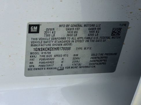 Used 2017 Chevrolet Tahoe Premier AWD/4WD image 32