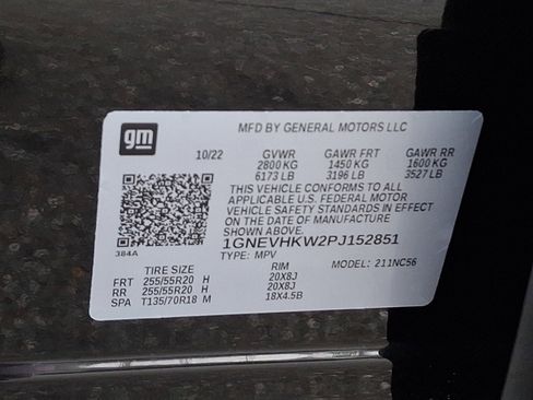 Certified 2023 Chevrolet Traverse LT image 28