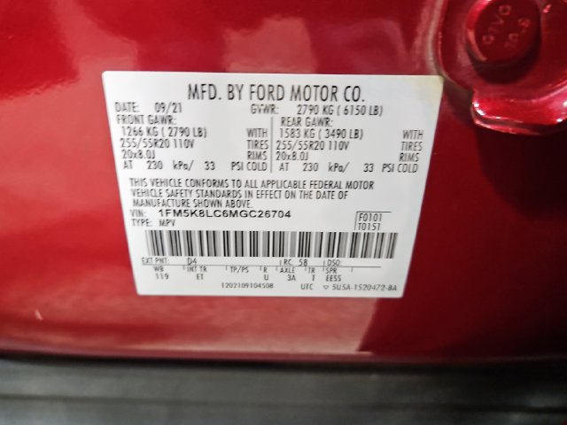 Used 2021 Ford Explorer King Ranch w/ Premium Technology Package AWD/4WD image 38