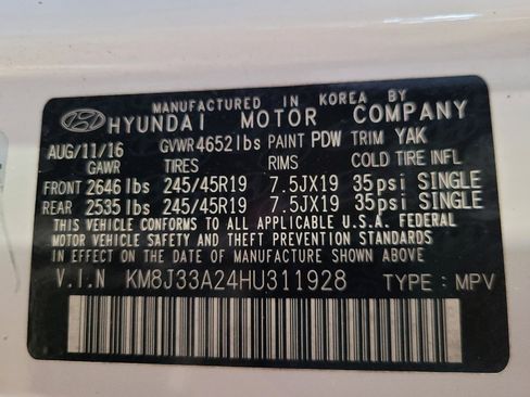 Used 2017 Hyundai Tucson Limited w/ Limited Ultimate Package 03 FWD image 33