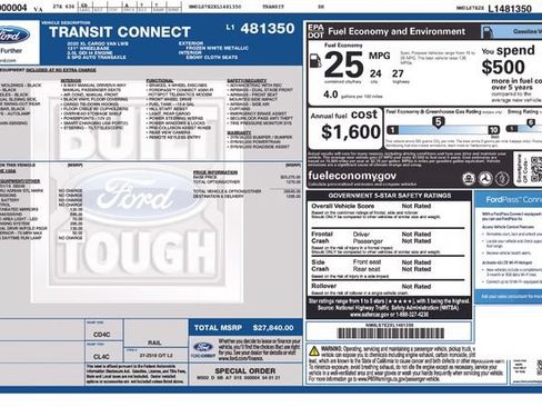 Used 2020 Ford Transit Connect XL FWD image 21