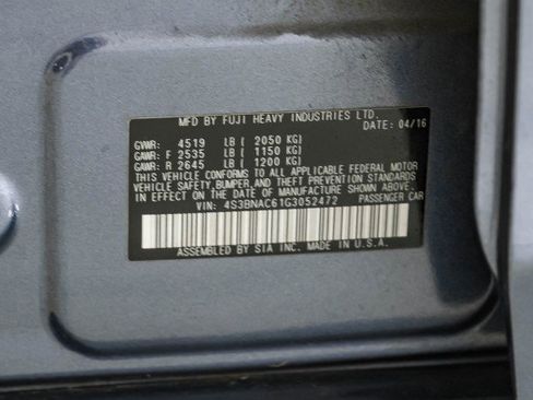 Used 2016 Subaru Legacy 2.5i Premium AWD/4WD image 72
