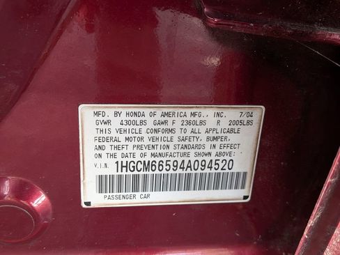 Used 2004 Honda Accord EX image 31