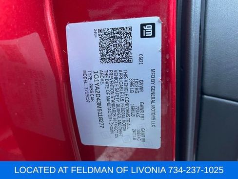 Used 2021 Chevrolet Corvette Stingray Coupe w/ Engine Appearance Package image 10