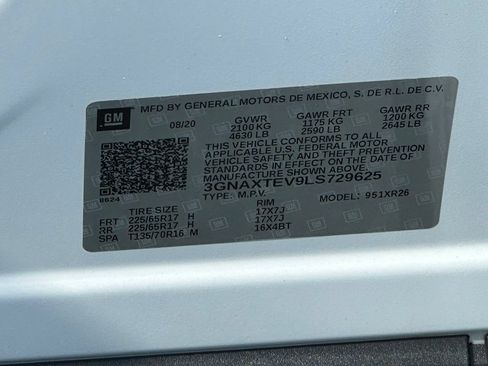 Used 2020 Chevrolet Equinox LT w/ Driver Convenience Package AWD/4WD image 44
