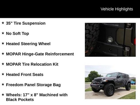 Used 2026 Jeep Wrangler Unlimited Rubicon w/ Xtreme 35 Tire Package AWD/4WD image 12