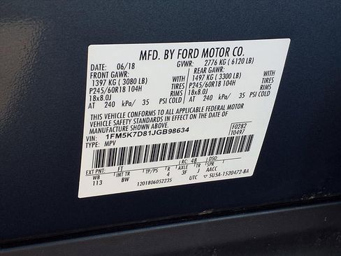 Certified 2018 Ford Explorer XLT w/ Equipment Group 202A image 23