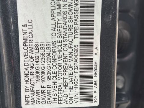 Used 2023 Honda Accord EX image 10