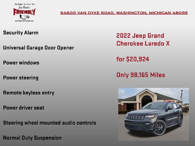 Used 2022 Jeep Grand Cherokee Laredo X AWD/4WD image 30