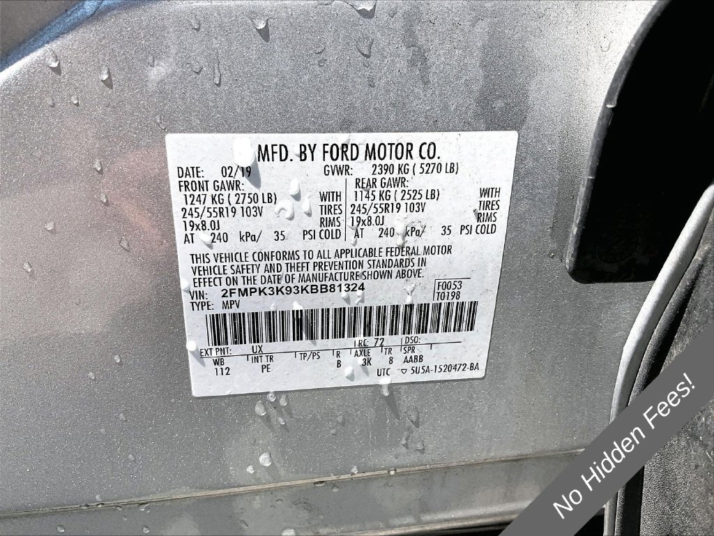 Used 2019 Ford Edge Titanium w/ Equipment Group 301A FWD image 31