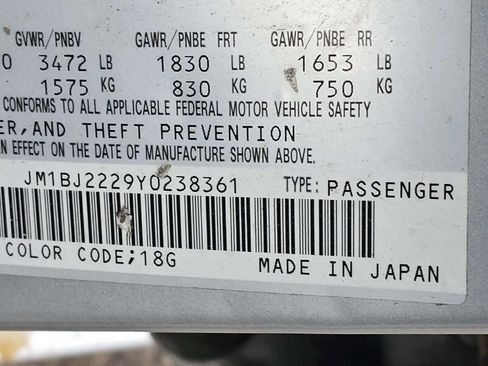 Used 2000 MAZDA Protege LX image 13