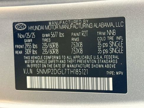 Certified 2026 Hyundai Santa Fe SEL AWD/4WD image 16