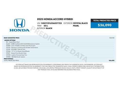 Used 2025 Honda Accord EX-L image 2