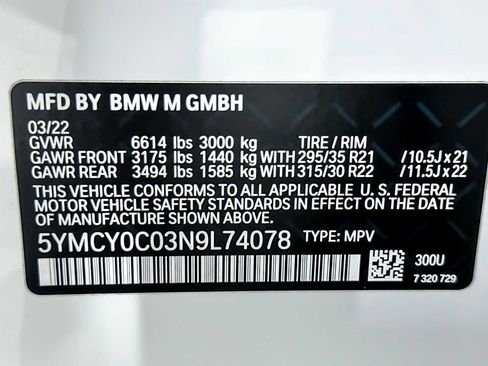 Used 2022 BMW X6 M w/ Executive Package image 29