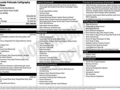 Used 2025 Hyundai Palisade Calligraphy AWD/4WD image 2