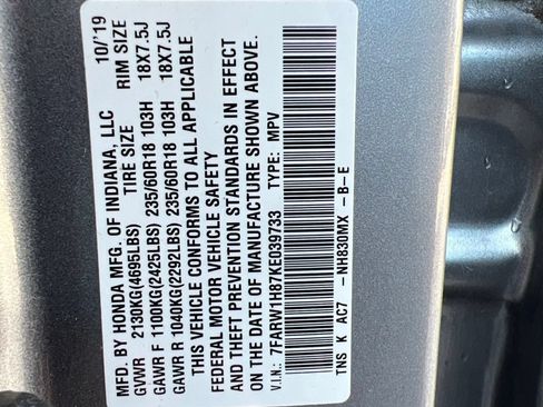 Used 2019 Honda CR-V EX-L image 28