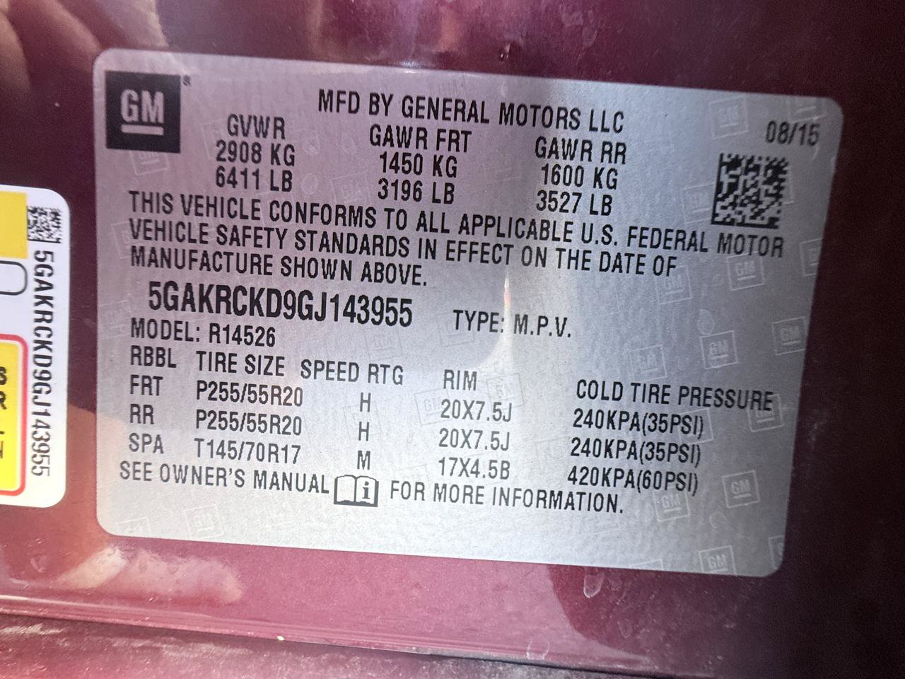 Used 2016 Buick Enclave Premium w/ Experience Buick Package FWD image 16