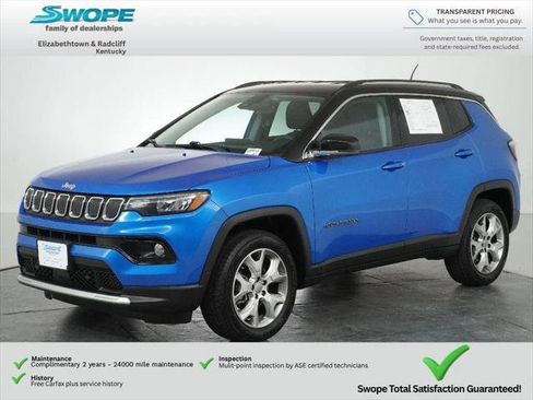 Certified 2022 Jeep Compass Limited AWD/4WD image 7