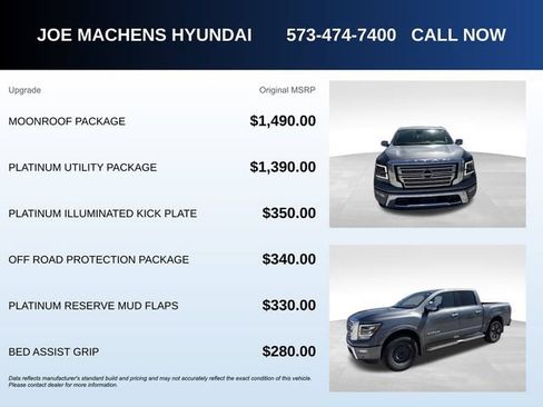 Used 2024 Nissan Titan Platinum Reserve w/ Moonroof Package AWD/4WD image 5