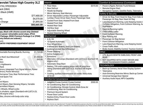 Used 2023 Chevrolet Tahoe High Country AWD/4WD image 36