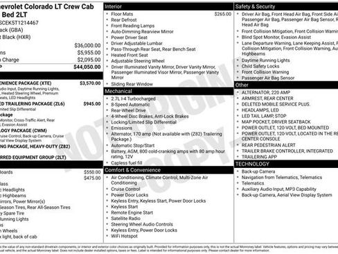 New 2026 Chevrolet Colorado LT w/ LT Convenience Package RWD image 4