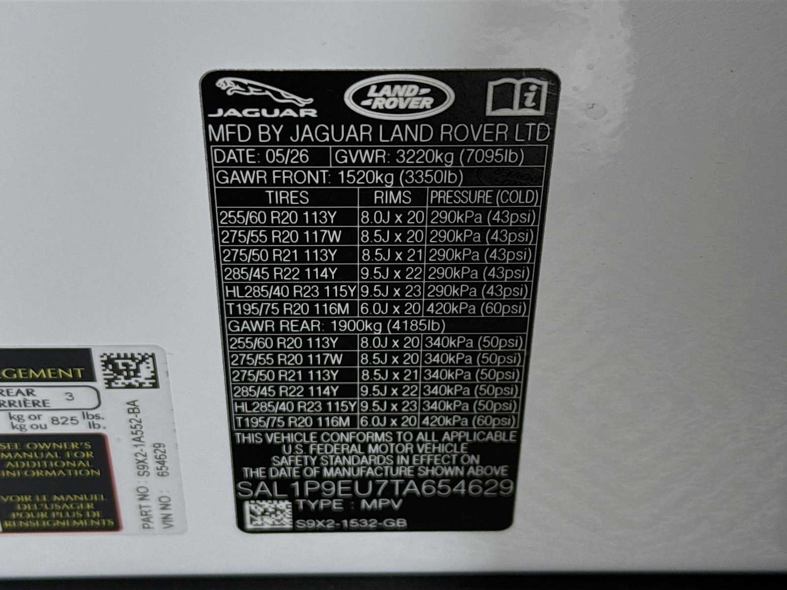 New 2026 Land Rover Range Rover Sport SE AWD/4WD image 31