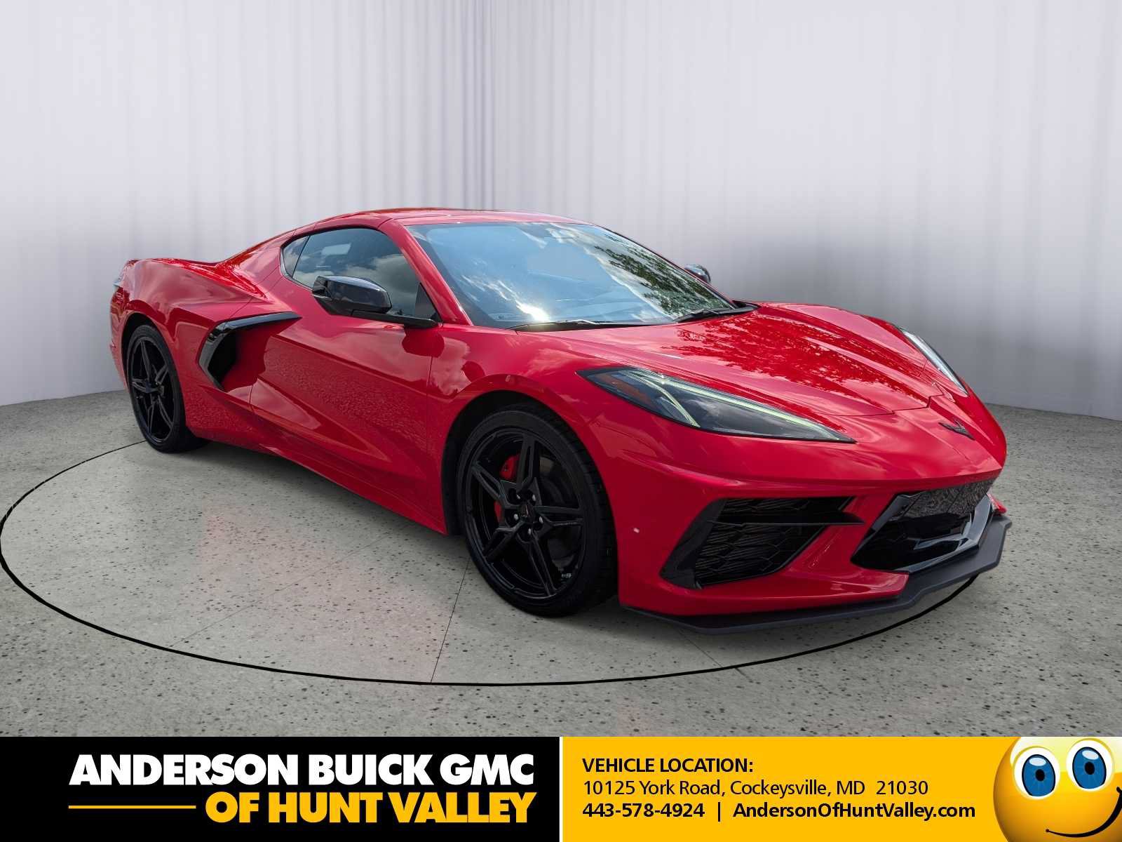 Certified 2025 Chevrolet Corvette Stingray Preferred Cpe w/ Stealth Interior Trim Package RWD image 1