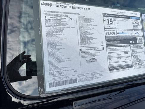 New 2026 Jeep Gladiator Rubicon image 44