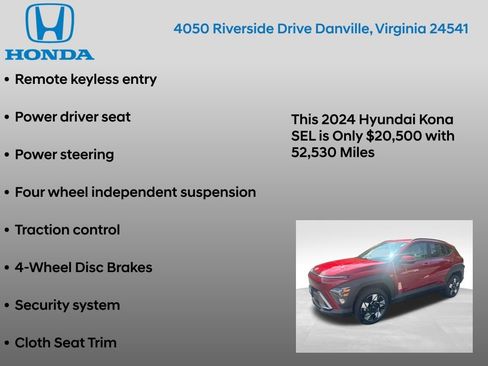 Used 2024 Hyundai Kona SEL AWD/4WD image 12