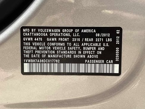 Used 2013 Volkswagen Passat 2.5 SE FWD image 36
