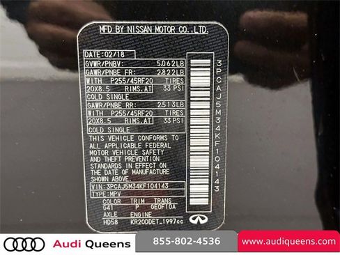 Used 2019 INFINITI QX50 Essential w/ Sensory Package image 39