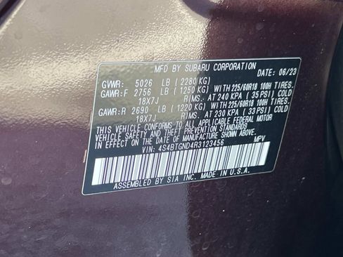 Certified 2024 Subaru Outback Limited XT image 35