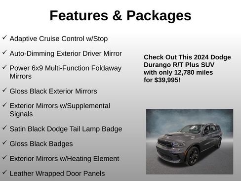 Used 2024 Dodge Durango R/T AWD/4WD image 8